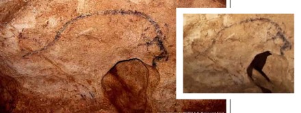 Bison cave paintings at Coliboia